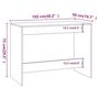 Voir la diapositive 6 : VIDAXL Ensemble a manger 3 pcs Noir Bois d'ingenierie