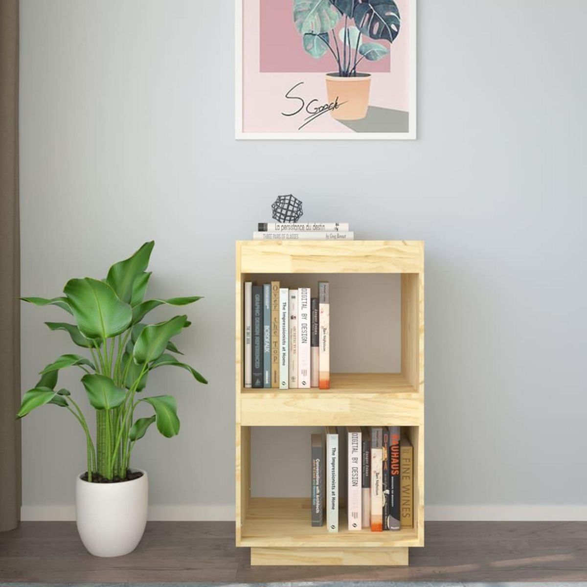 VIDAXL Bibliotheque 40x35x71 cm bois de pin massif