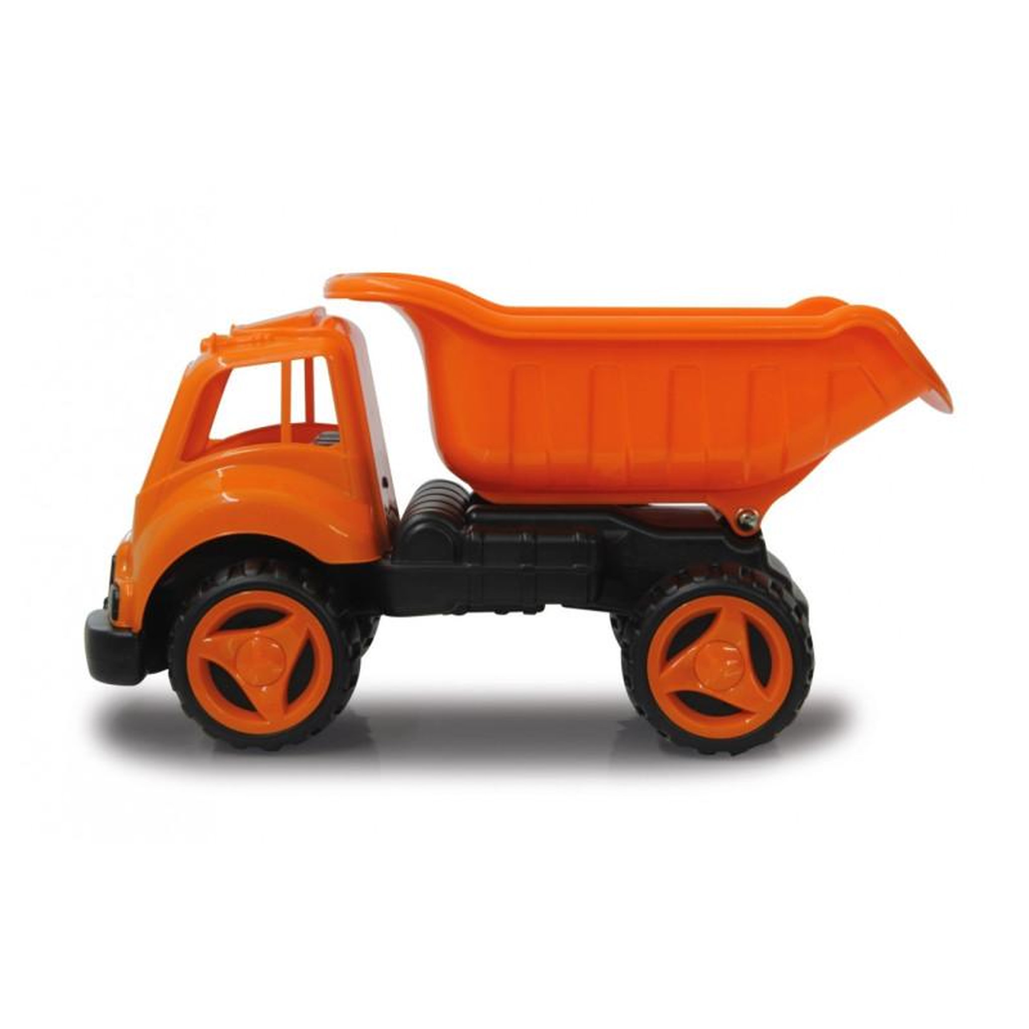 Voir la diapositive 2 : Jamara JAMARA Camion benne basculante géant en plastique orange et noir