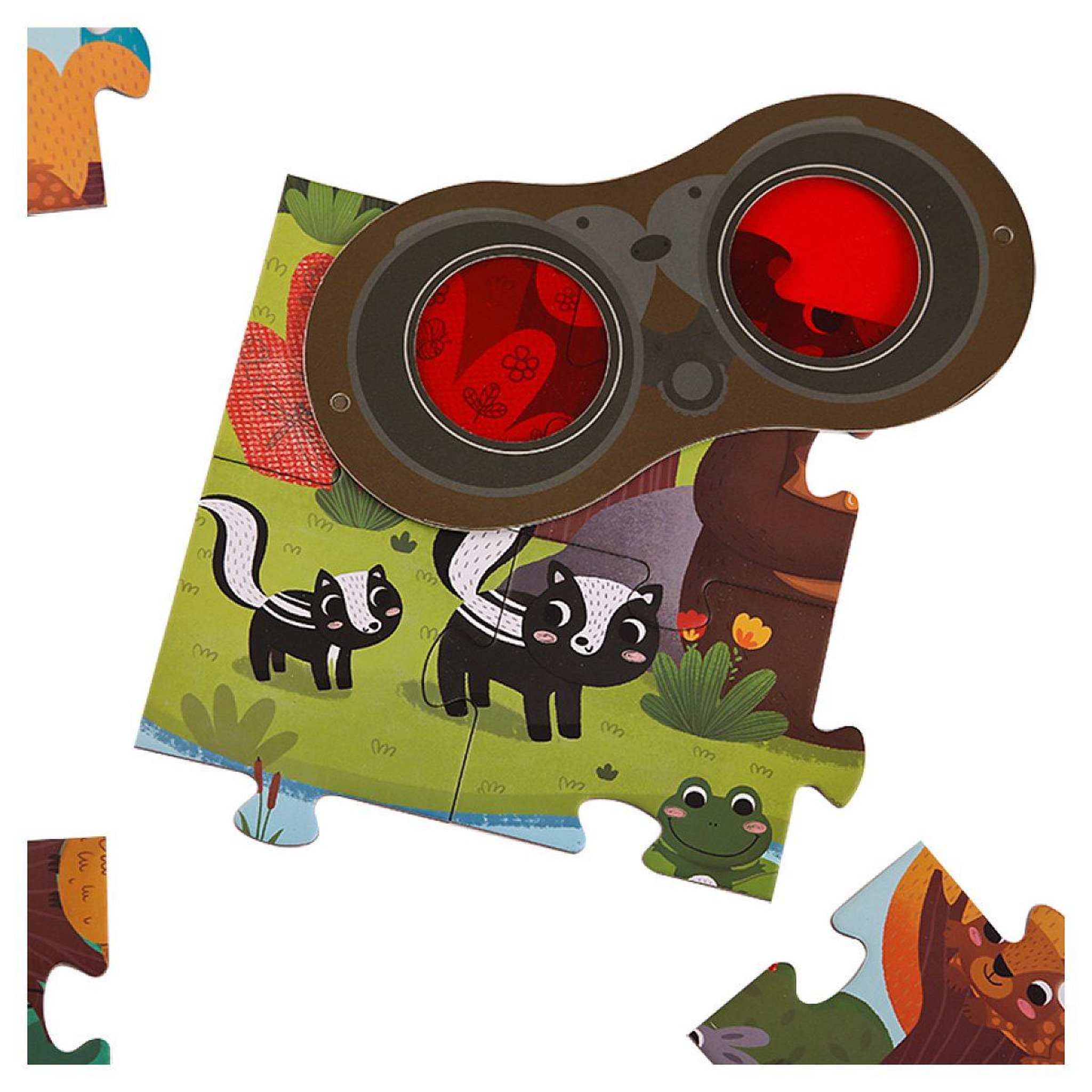 Plan Toys Puzzle détective forêt lunettes - 35 pcs