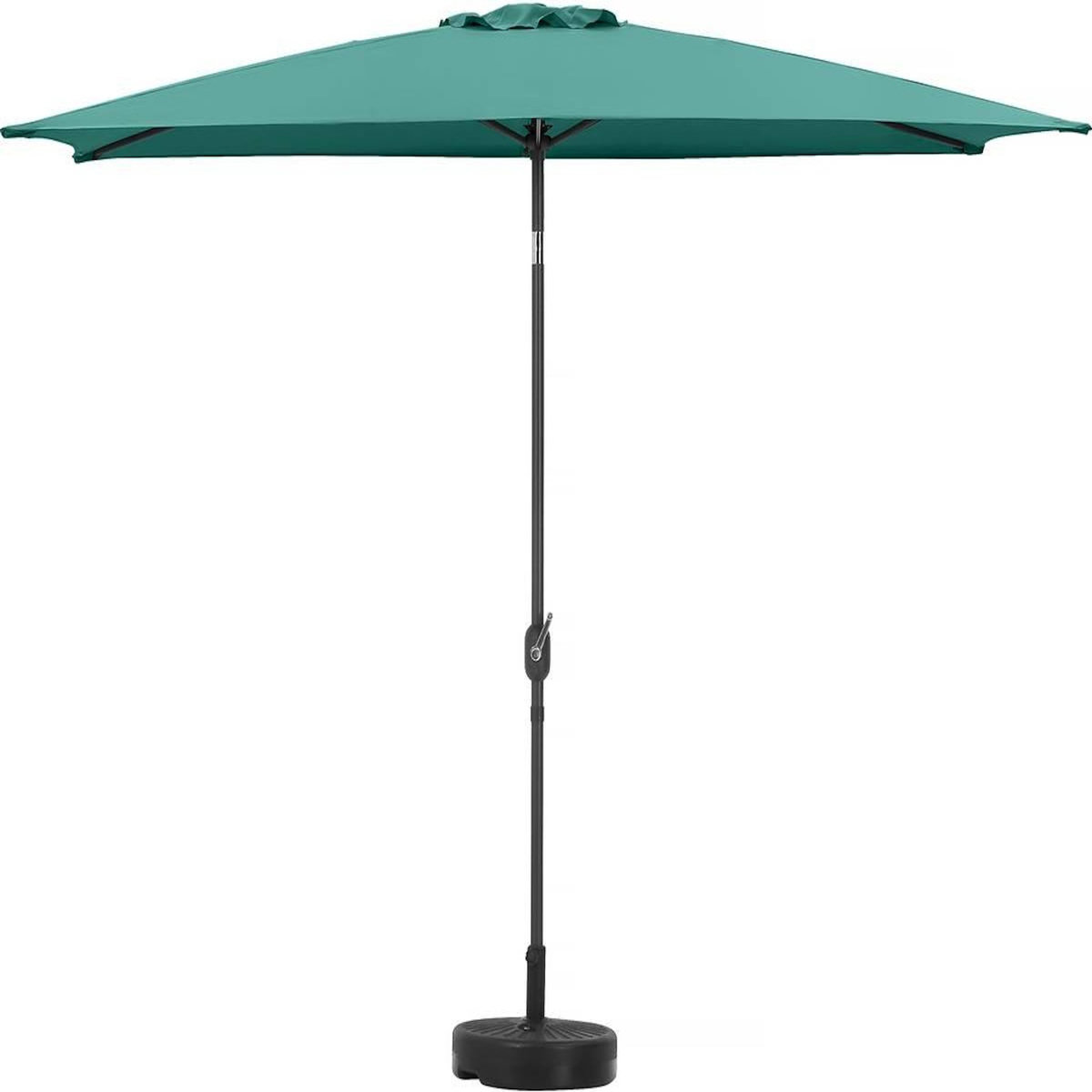 Habitat et Jardin Parasol jardin  Sol 2  - Rectangle - 2 x 3 m - Vert + Dalles à lester incluses