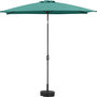 Voir la diapositive 3 : Habitat et Jardin Parasol jardin  Sol 2  - Rectangle - 2 x 3 m - Vert + Dalles à lester incluses