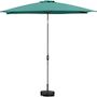Voir la diapositive 3 : Habitat et Jardin Parasol jardin  Sol 2  - Rectangle - 2 x 3 m - Vert + Dalles à lester incluses