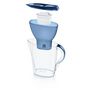 Voir la diapositive 3 : BRITA Carafe filtrante Marella bleue + 1 filtre MAXTRA+ inclus         