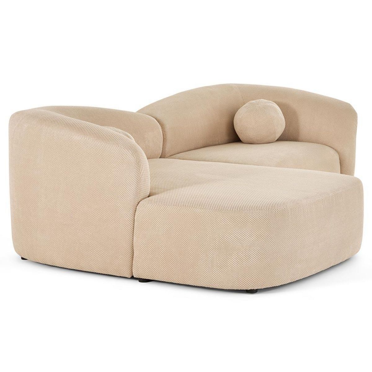 LISA DESIGN Charles - canapé d'angle gauche 4 places en velours texturé