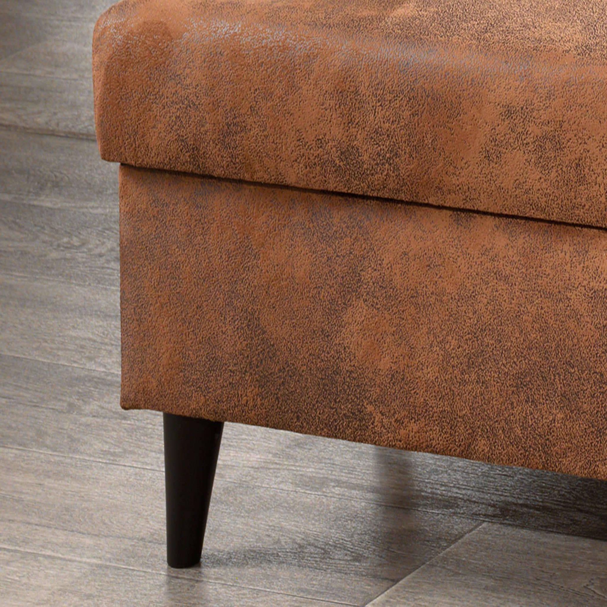 Voir la diapositive 6 : BEST MOBILIER Nordic - canapé d'angle gauche - 5 places - convertible - industriel vintage