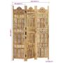 Voir la diapositive 6 : VIDAXL Cloison de separation 3 panneaux 120x165 cm Bois de manguier
