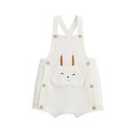 Petit Béguin Salopette bébé en tricot Hello Baby. Coloris disponibles : Beige