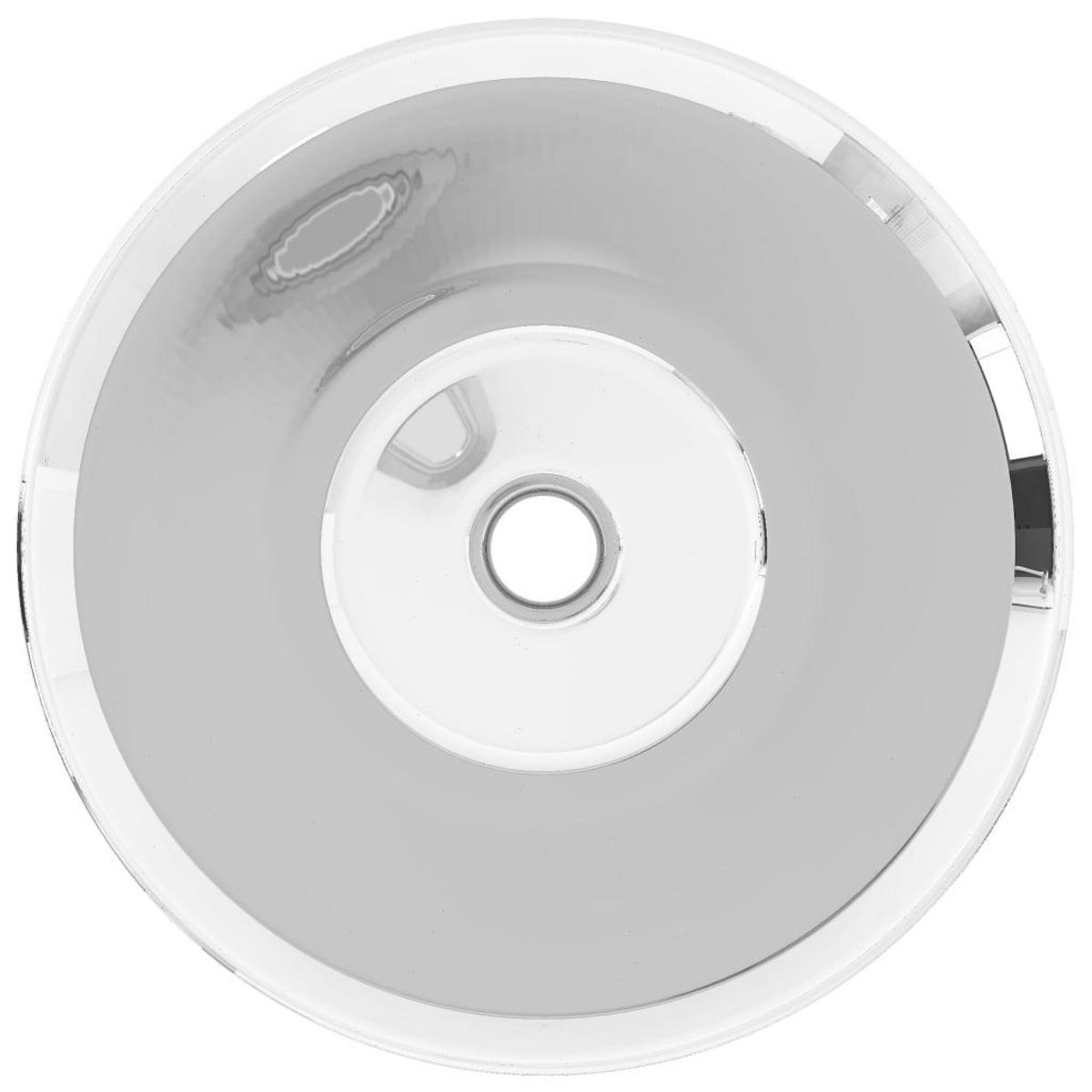 VIDAXL Lavabo 42 x 14 cm Ceramique Argente