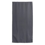 TOILINUX Vitrage occultant REGLISSE. Coloris disponibles : Noir, Beige, Gris