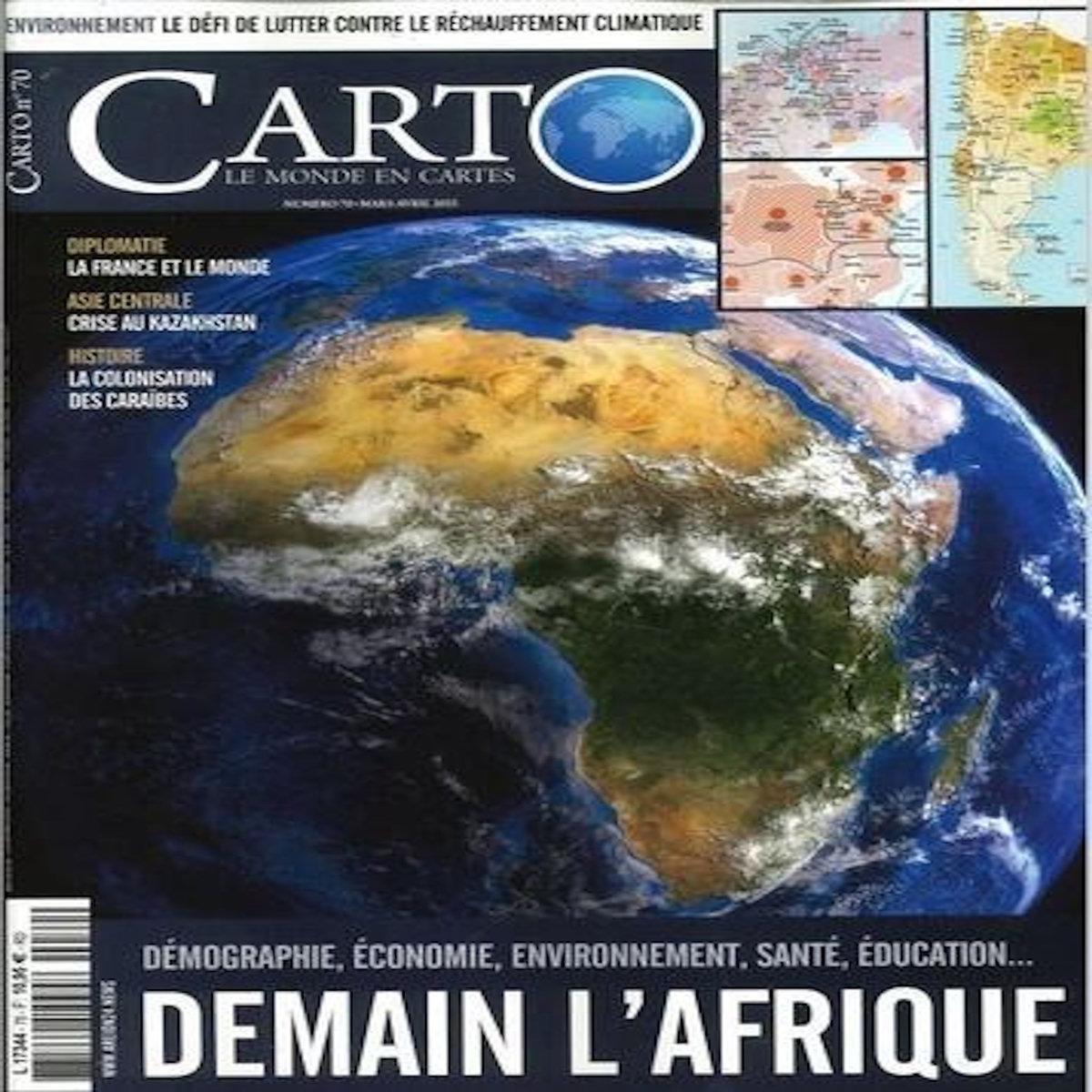 CARTO N° 70, MARS-AVRIL 2022 : DEMAIN L'AFRIQUE, Fourmont Guillaume