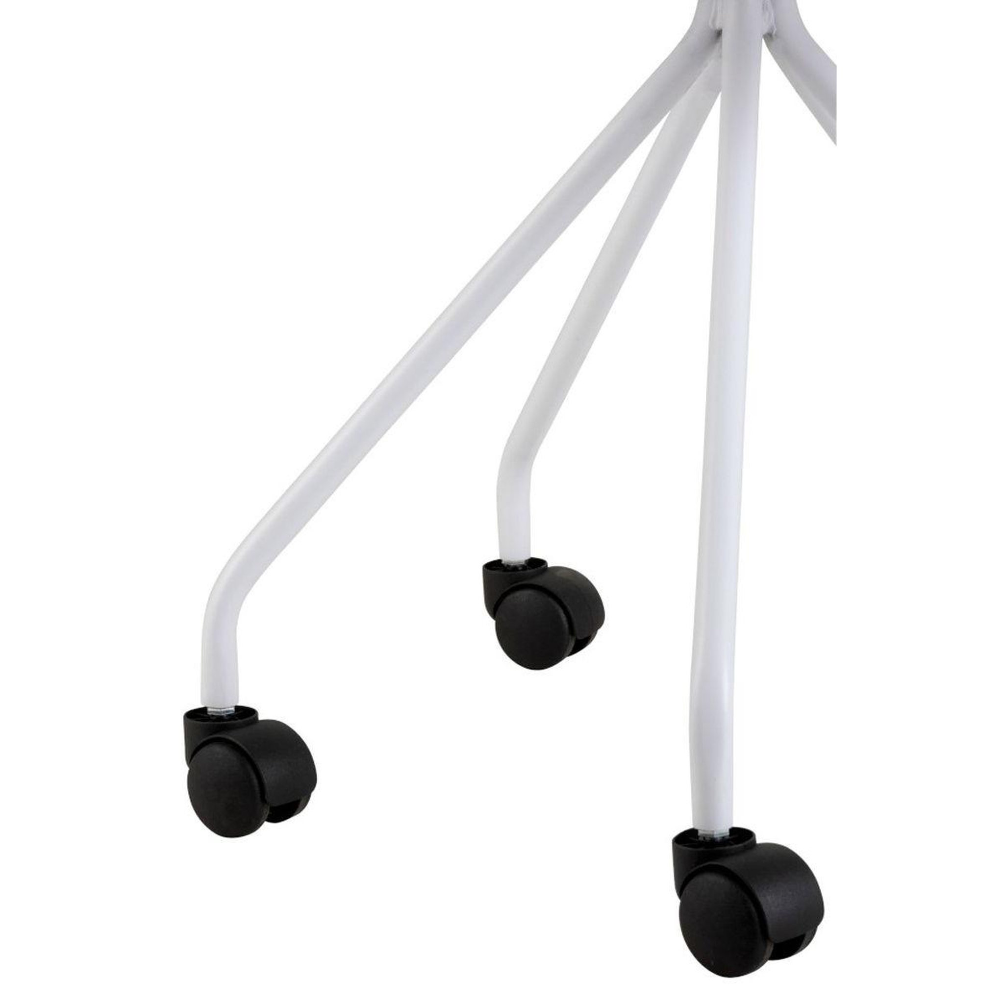Voir la diapositive 5 : J-LINE Fauteuil de bureau design  eva  81cm blanc