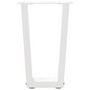 Voir la diapositive 5 : VIDAXL Pieds de table a manger forme de V 2 pcs blanc 38x(42-43,3) cm