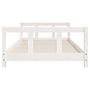 Voir la diapositive 4 : VIDAXL Cadre de lit pour enfants blanc 90x190 cm bois de pin massif