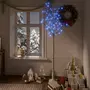 VIDAXL Sapin de Noël 180 LED bleues Saule 1,8 m Int/Ext