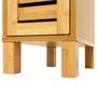 Voir la diapositive 3 : FIVE Meuble de WC en bambou SICELA - Marron