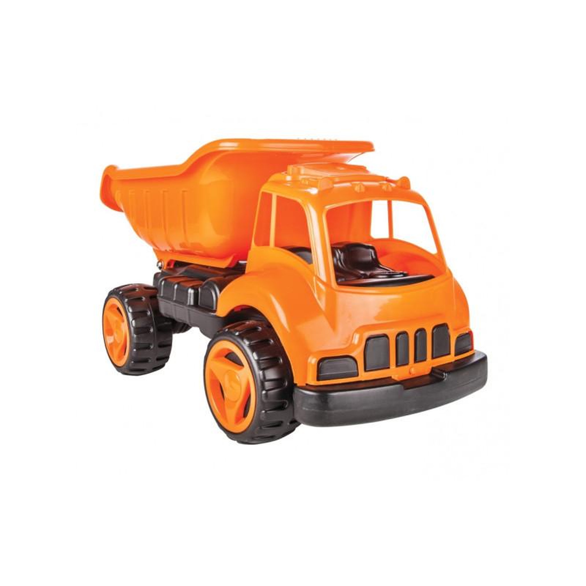 Jamara JAMARA Camion benne basculante géant en plastique orange et noir