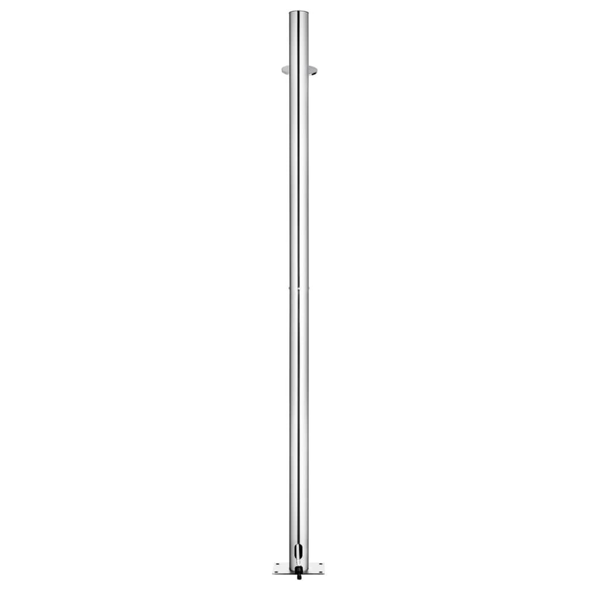 Voir la diapositive 5 : VIDAXL Douche de jardin 215 cm Acier inoxydable