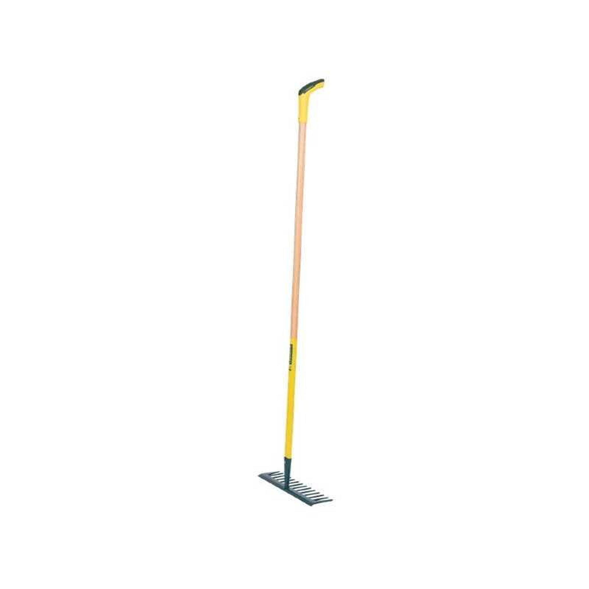 Voir la diapositive 2 : Leborgne Leborgne batipro râteau manuel 14 dents droites 150 cm, manche bois pefc, réglette de nivelage 400 mm
