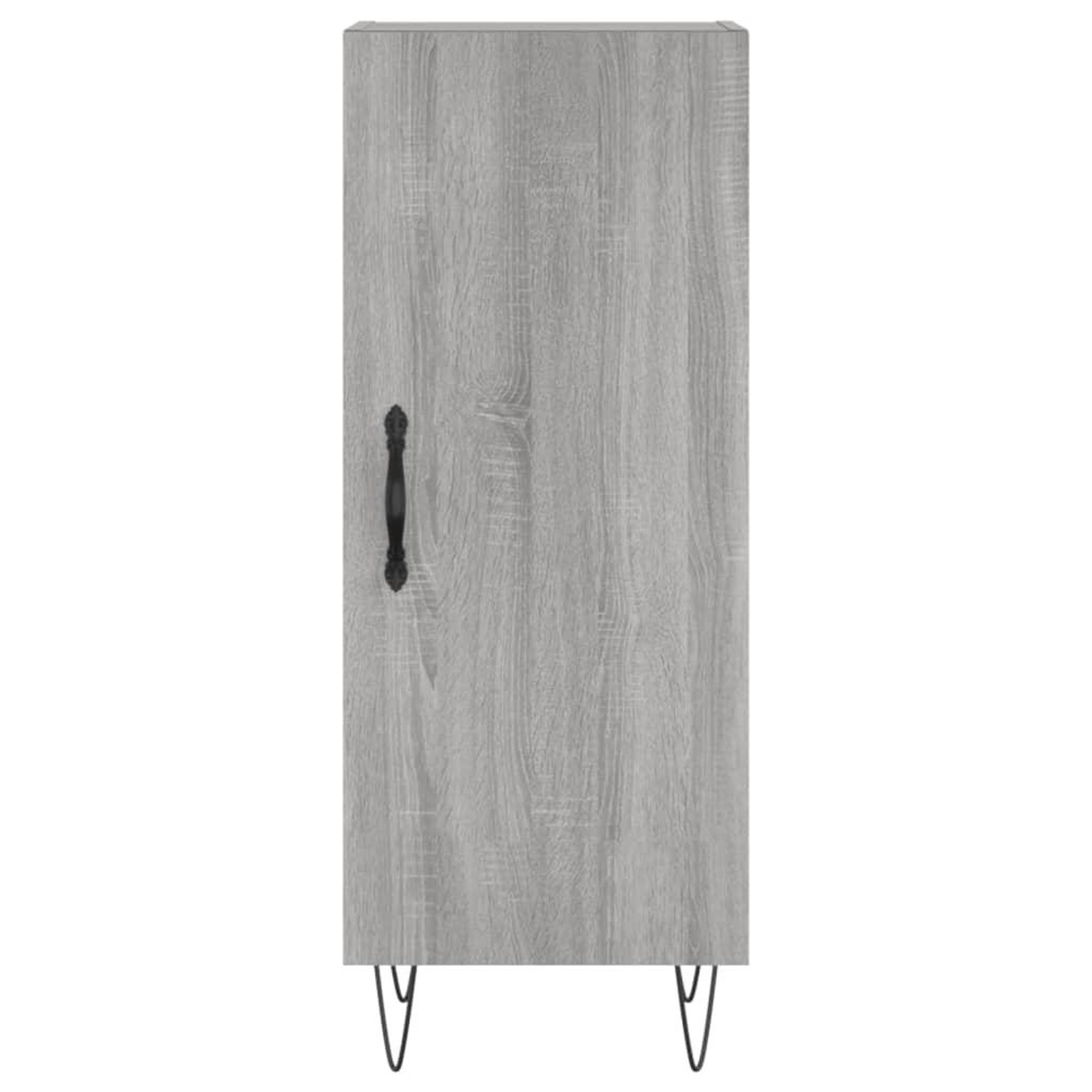 Voir la diapositive 5 : VIDAXL Buffet Sonoma gris 34,5x34x90 cm Bois d'ingenierie