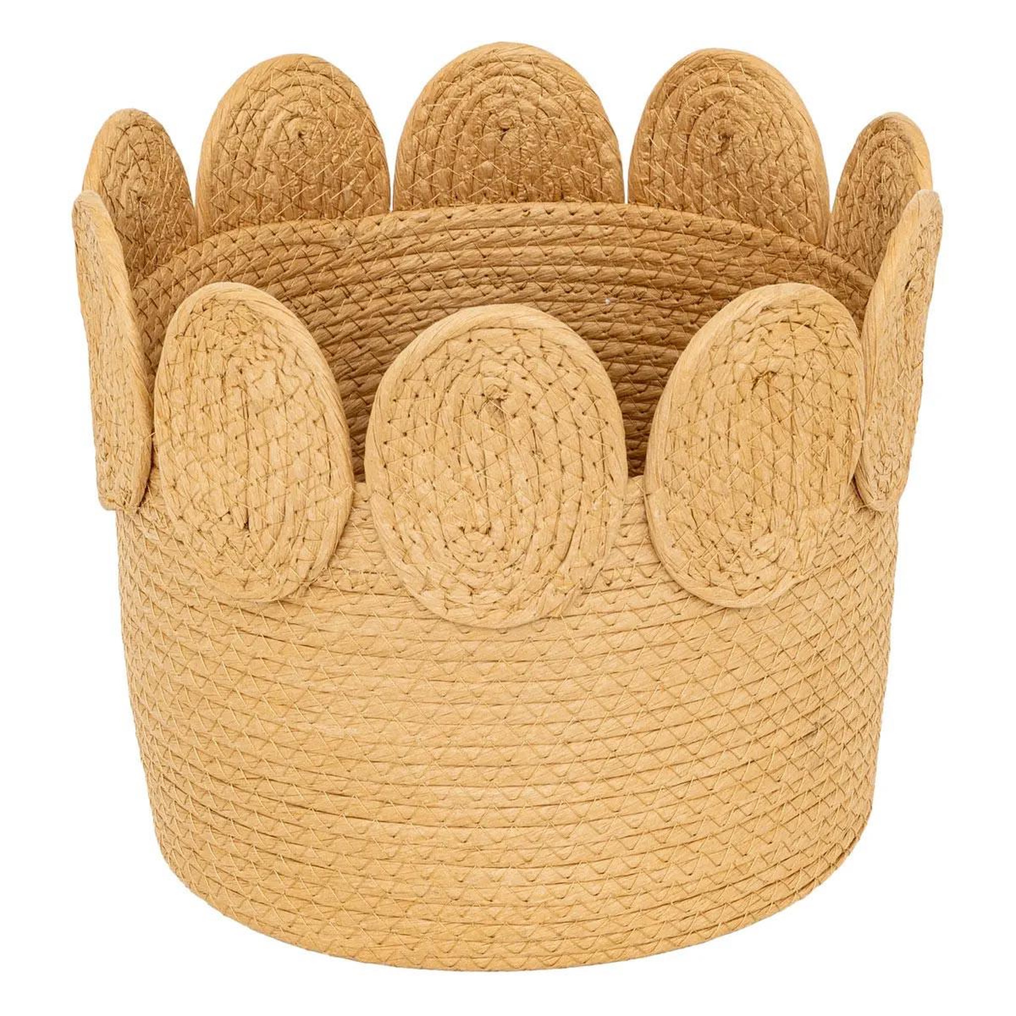 Voir la diapositive 2 : ATMOSPHERA Lot de 3 paniers déco  inuit dreams  29cm naturel