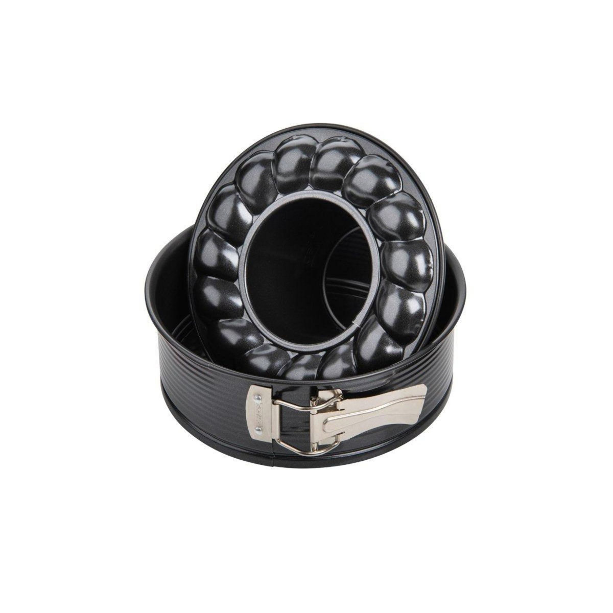 ZENKER Moule à manqué à charnière avec fond à savarin 18 cm Zenker Black Metallic