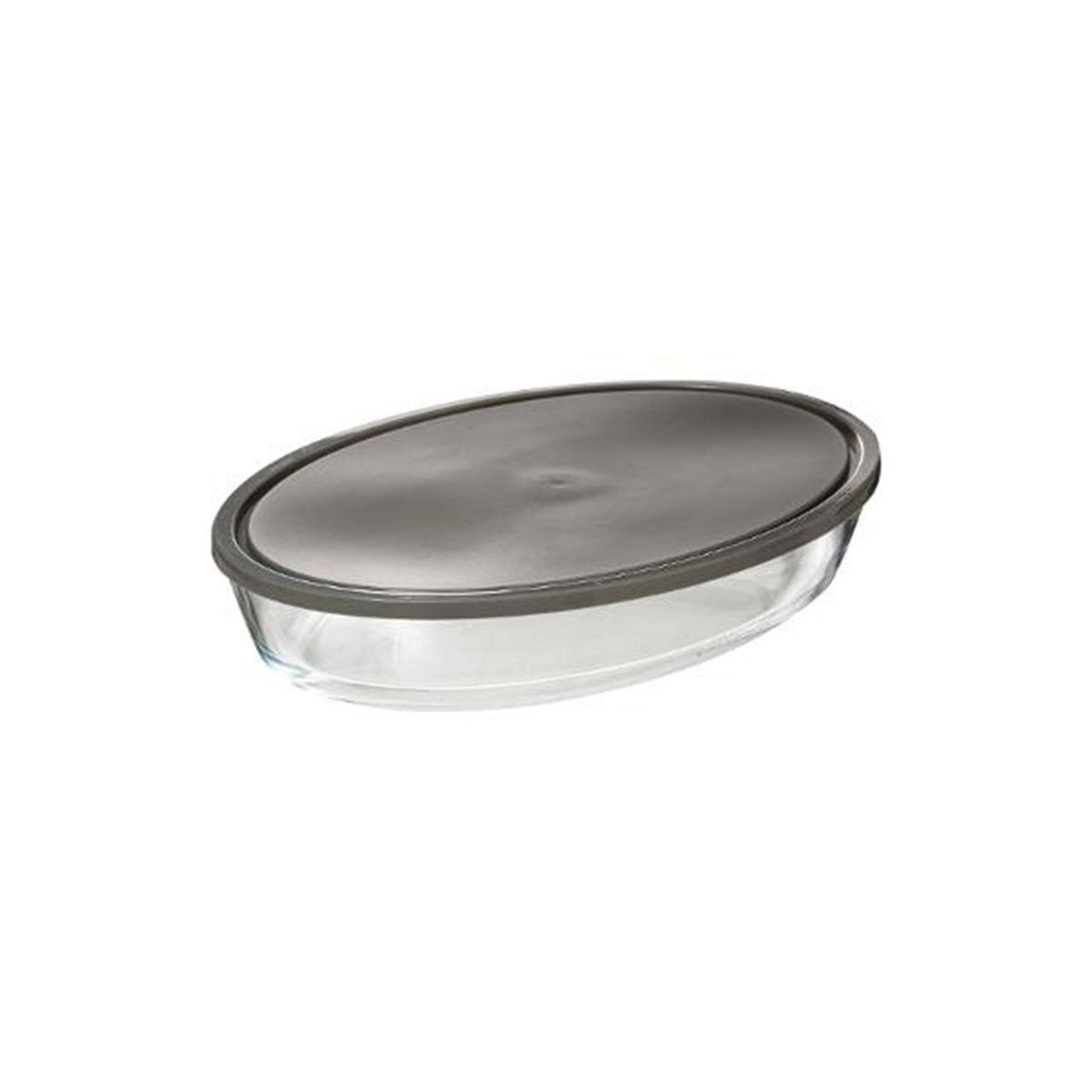Voir la diapositive 1 : FIVE Plat de Cuisine Ovale  Couvercle  35cm Transparent