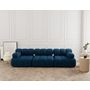 Voir la diapositive 1 : LISA DESIGN Ruby - canapé droit modulable 3 places en velours texturé