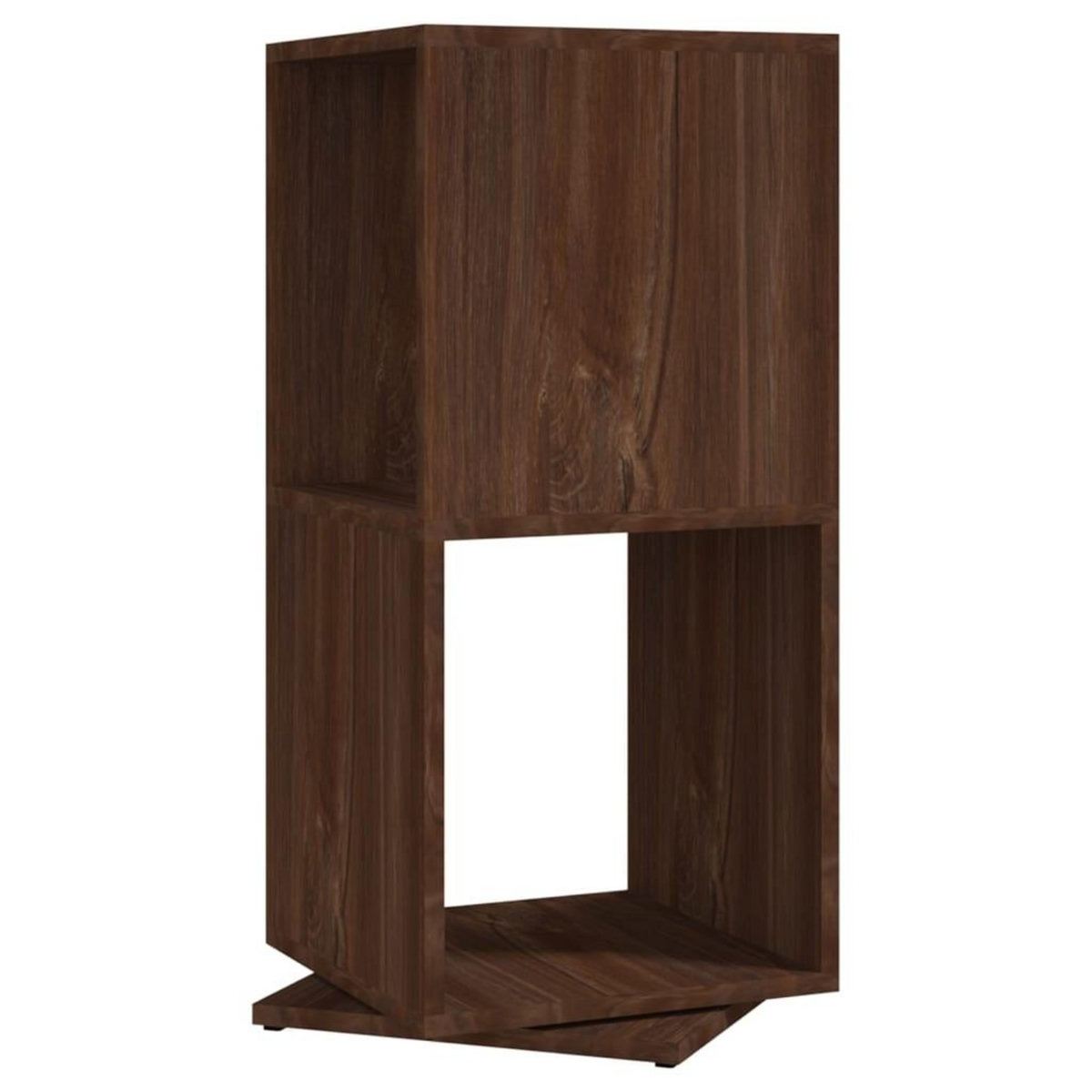 VIDAXL Armoire rotative Chene marron 34,5x34,5x75,5 cm bois ingenierie