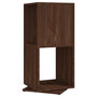 Voir la diapositive 2 : VIDAXL Armoire rotative Chene marron 34,5x34,5x75,5 cm bois ingenierie