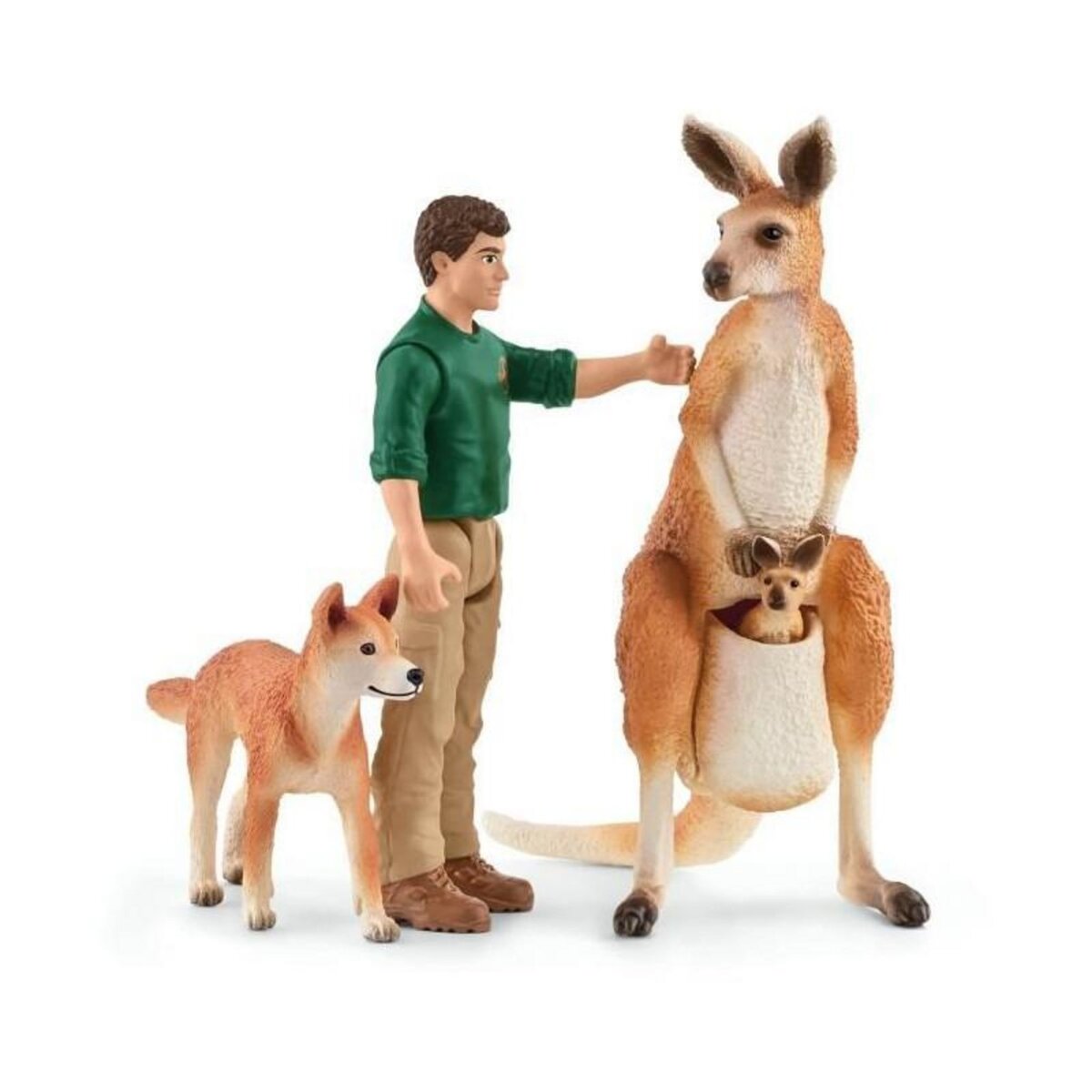 Schleich Coffret Aventures en Océanie, figurines animaux sauvages, Schleich 42550 Wild Life, Pour enfant des 3 ans