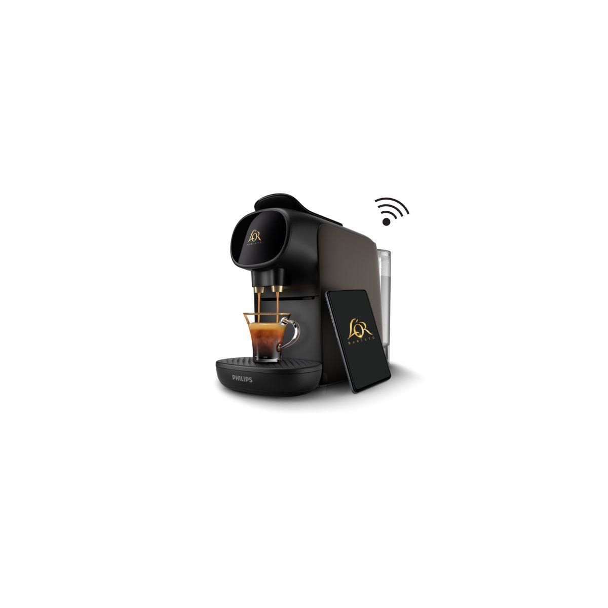 Philips Cafetière à dosette LM9020/300 connectée L'OR Barista Créatif noir