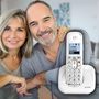 Voir la diapositive 5 : Alcatel Téléphone sans fil XL785 Solo Blanc