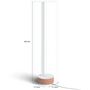 Voir la diapositive 5 : Philips Lampe connectée HUE W&C Gradient Sign Chene