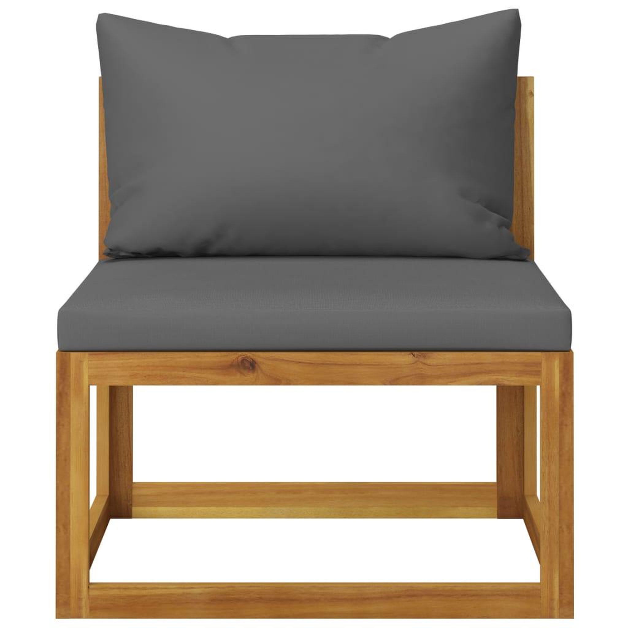 Voir la diapositive 3 : VIDAXL Salon de jardin 2 pcs avec coussin Bois d'acacia solide