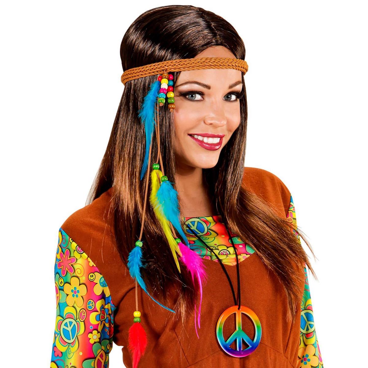 WIDMANN Collier Hippie Arc-en-Ciel