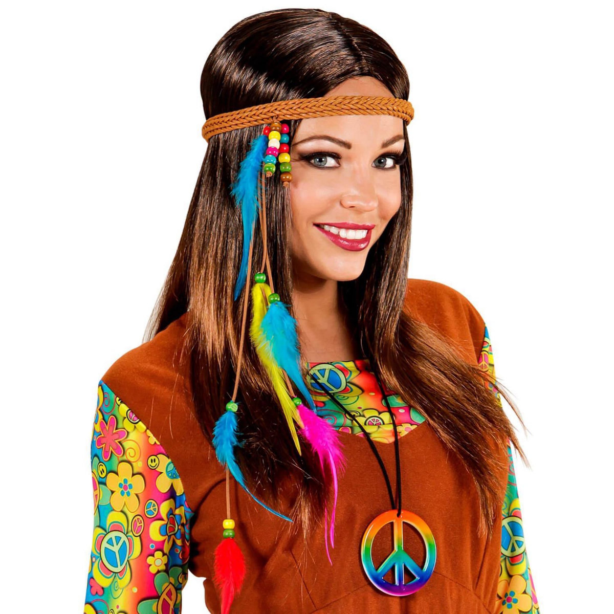 WIDMANN Collier Hippie Arc-en-Ciel