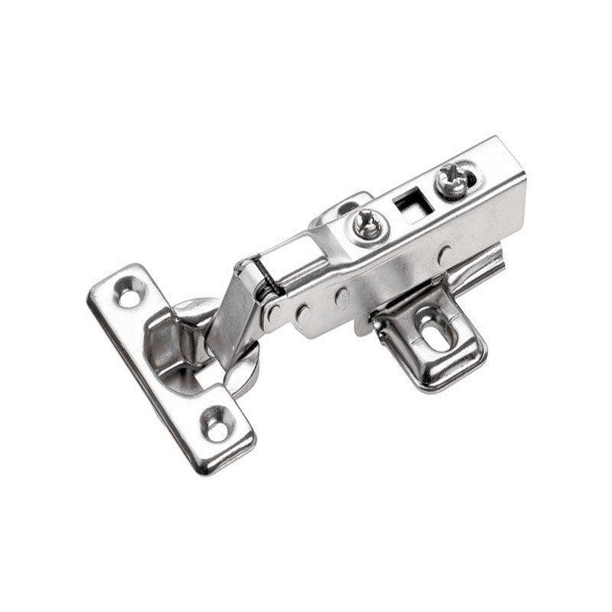 CENTRALE BRICO Charnière invisible acier pour meuble, 1/2 applique entraxe 38 mm D.26 mm