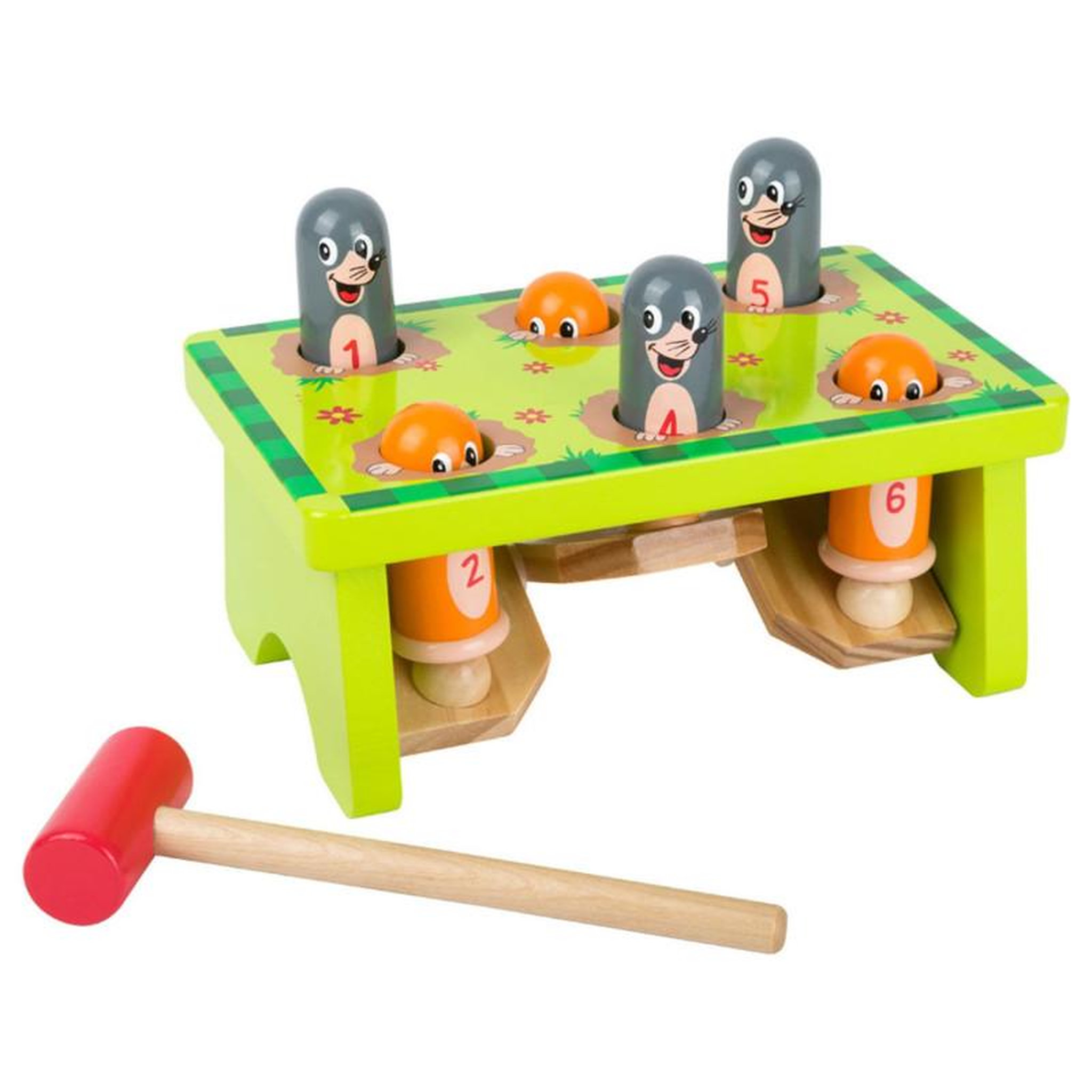 SMALL FOOT Small Foot - Wooden Hammer Bench Mollen 11162