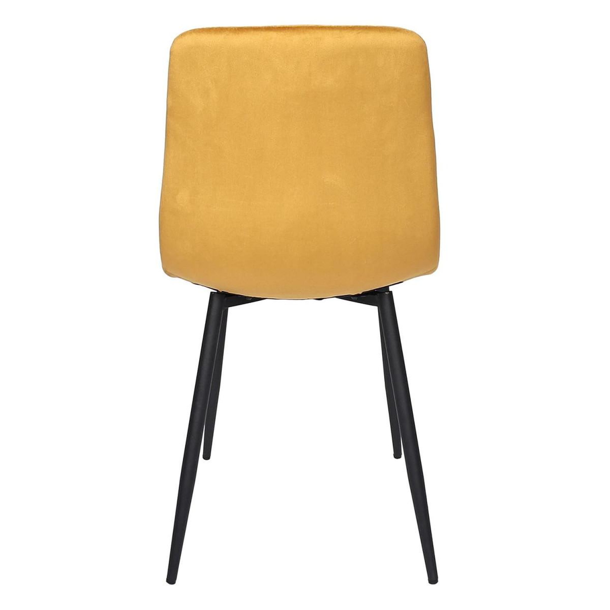 Voir la diapositive 5 : The Home Deco Factory Lot de 4 chaises  mateo  88cm jaune moutarde