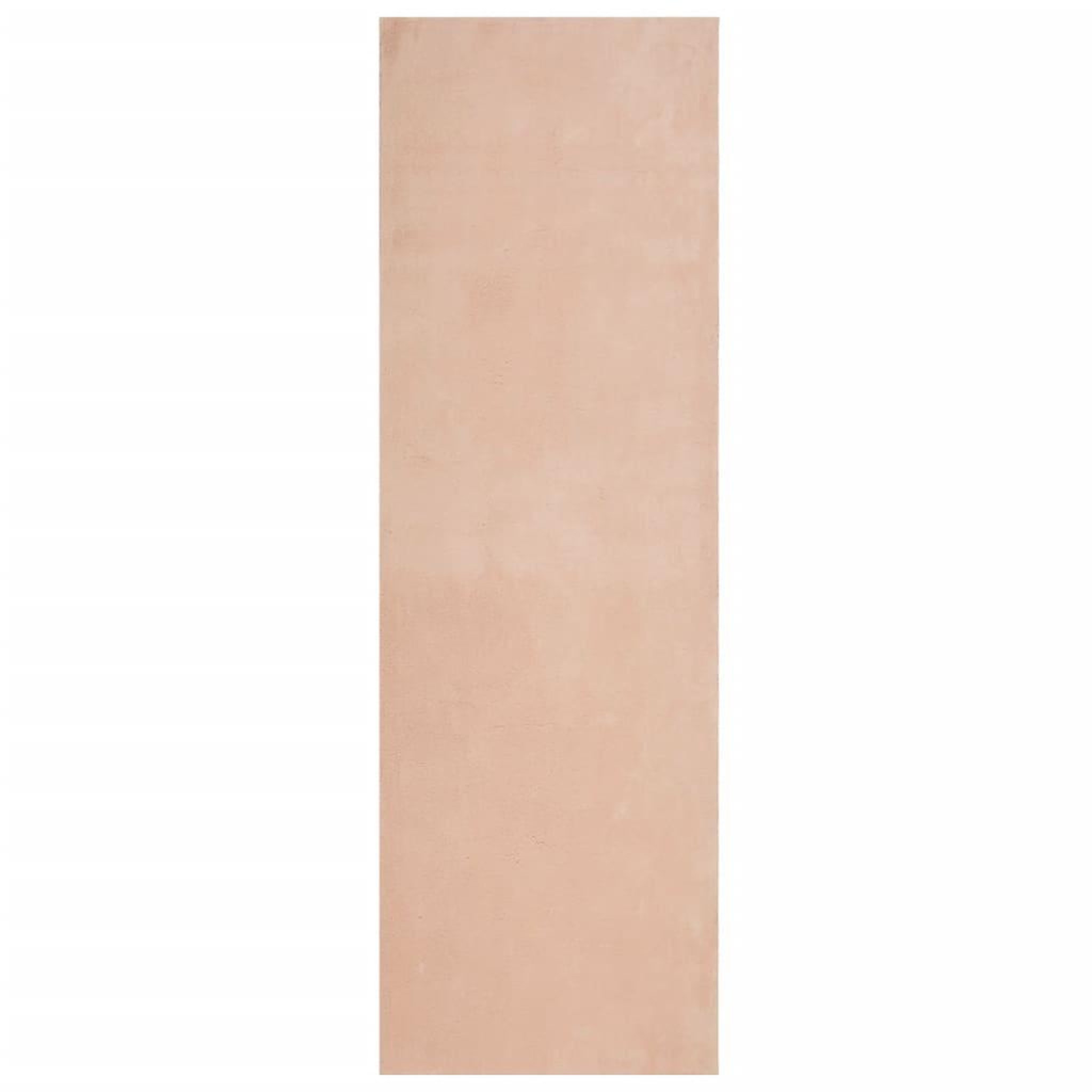 Voir la diapositive 2 : VIDAXL Tapis HUARTE a poils courts doux lavable rouge clair 80x250 cm