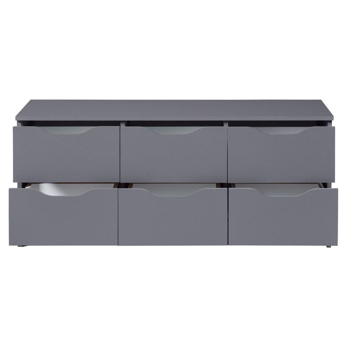 Commode meuble de rangement 6 tiroirs FALONE