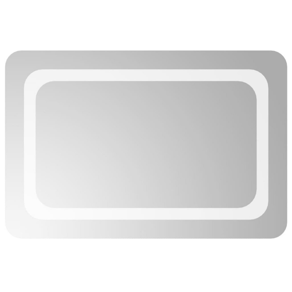 VIDAXL Miroir de salle de bain a LED 60x40 cm