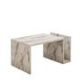 Voir la diapositive 1 : Habitat et Jardin Table basse en bois  Memo  - 86 x 50 x 32 cm - Marbre Freesia