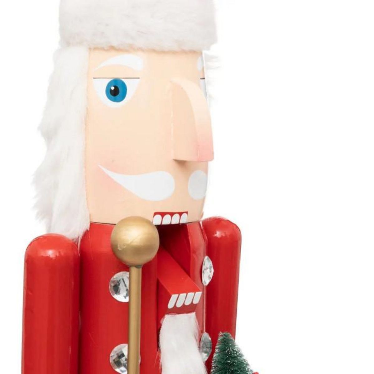 ATMOSPHERA Personnage Déco Casse Noisette  Père Noël  106cm Rouge