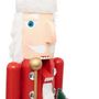 Voir la diapositive 2 : ATMOSPHERA Personnage Déco Casse Noisette  Père Noël  106cm Rouge
