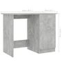 Voir la diapositive 6 : VIDAXL Bureau Gris beton 100x50x76 cm Bois d'ingenierie