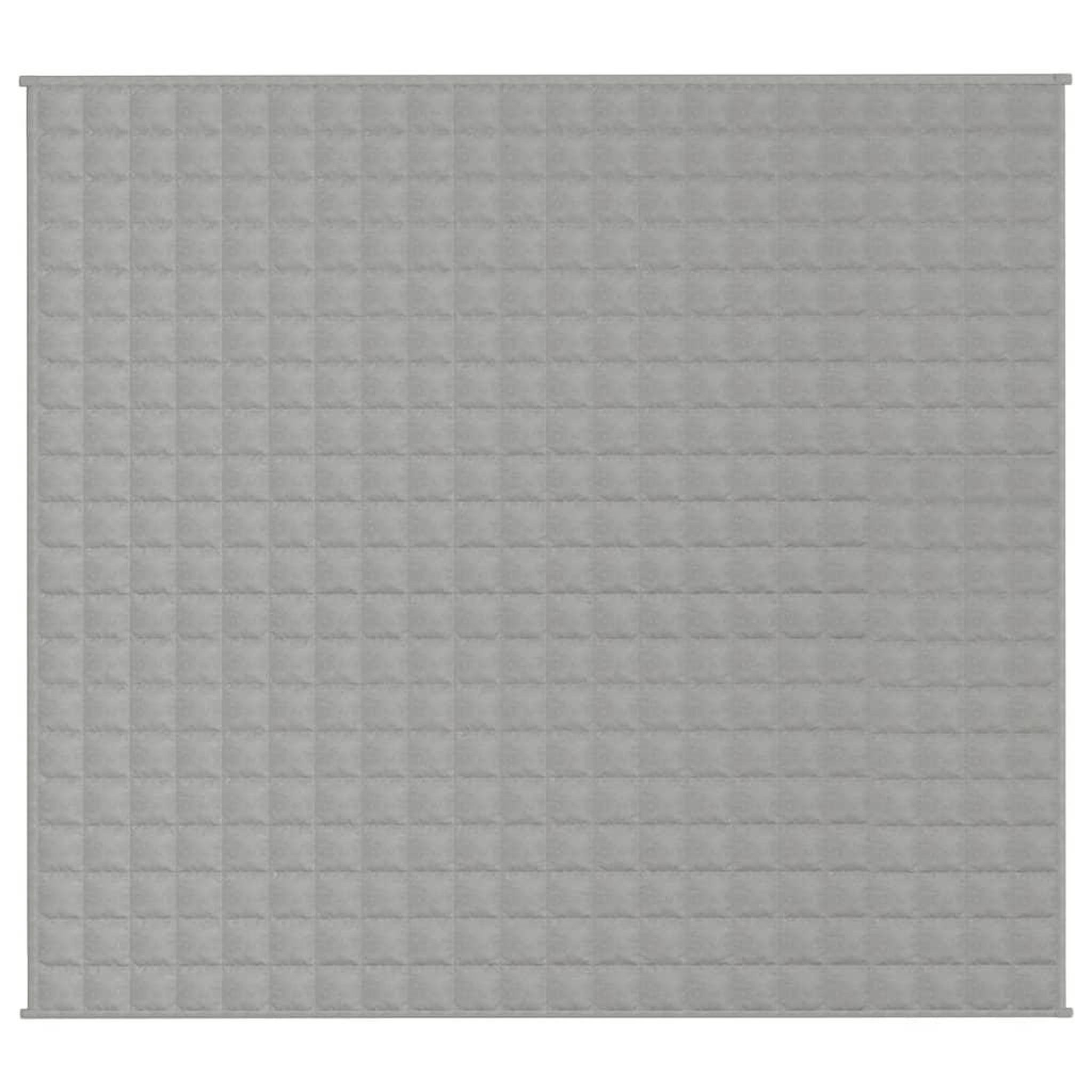 Voir la diapositive 3 : VIDAXL Couverture lestee Gris 200x230 cm 9 kg Tissu