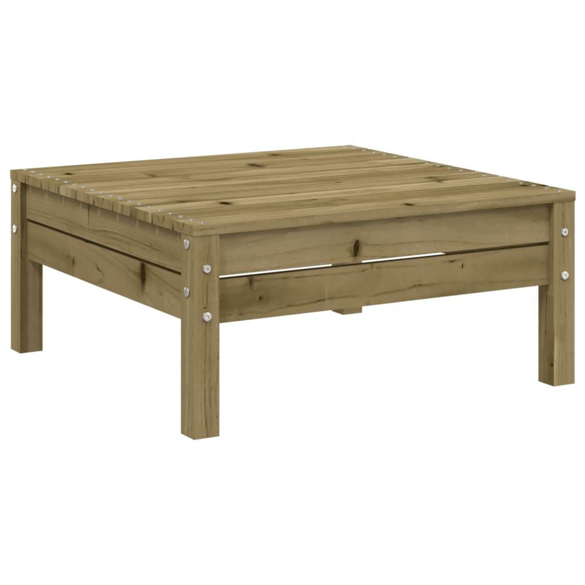 Voir la diapositive 5 : VIDAXL Salon de jardin 9 pcs avec coussins bois de pin impregne