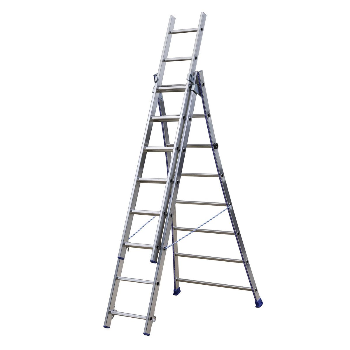 CENTAURE Echelle transformable KET3 - 3x12 barreaux - 8.80 m